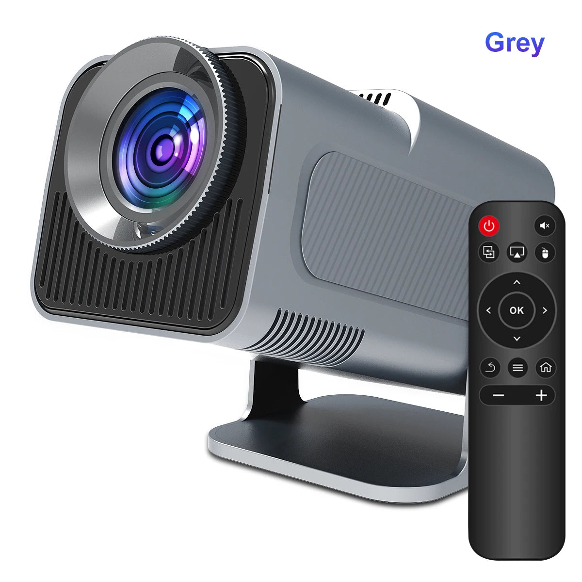 4K Android 11 Portable Projector - Native 1080P, 390 ANSI Lumens, Dual WiFi 6, Bluetooth 5.0, Upgraded Model HY300
