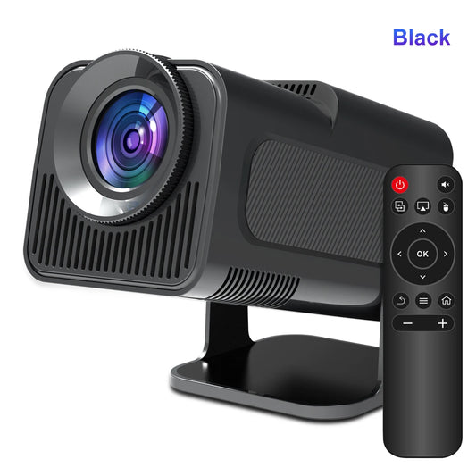 4K Android 11 Portable Projector - Native 1080P, 390 ANSI Lumens, Dual WiFi 6, Bluetooth 5.0, Upgraded Model HY300